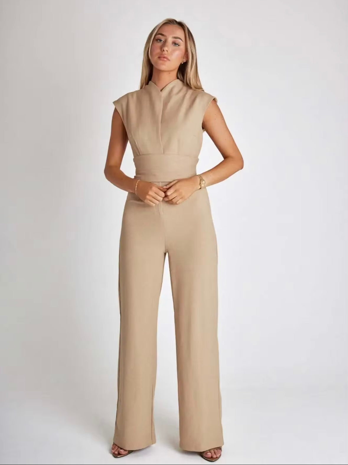 Sandra - Jumpsuit beige