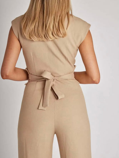 Sandra - Jumpsuit beige