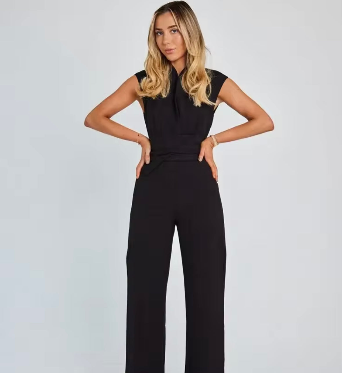 Sandra - Jumpsuit zwart